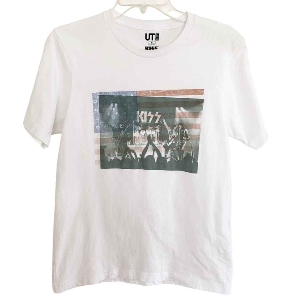UT Uniqlo x KISS Patriotic 2014 Band Tee Medium
